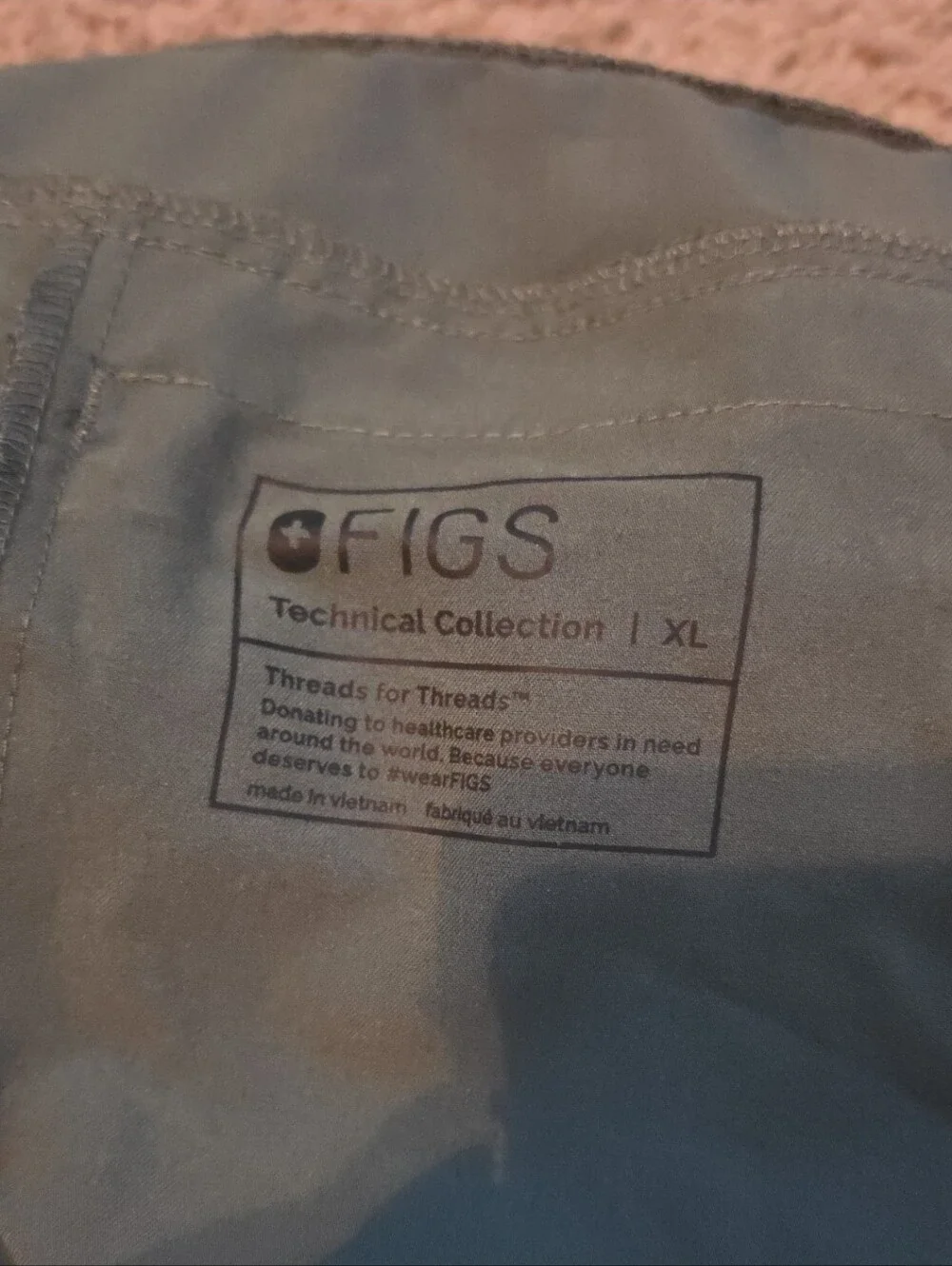 Figs Technical Collection Green Pants Size XL Mens But Could Be Unisex